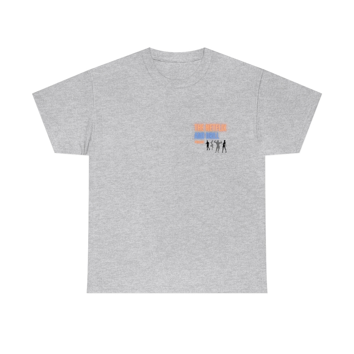 NETFLIX AND DRILL GILDAN "do the work" HEAVY COTTON T-SHIRT