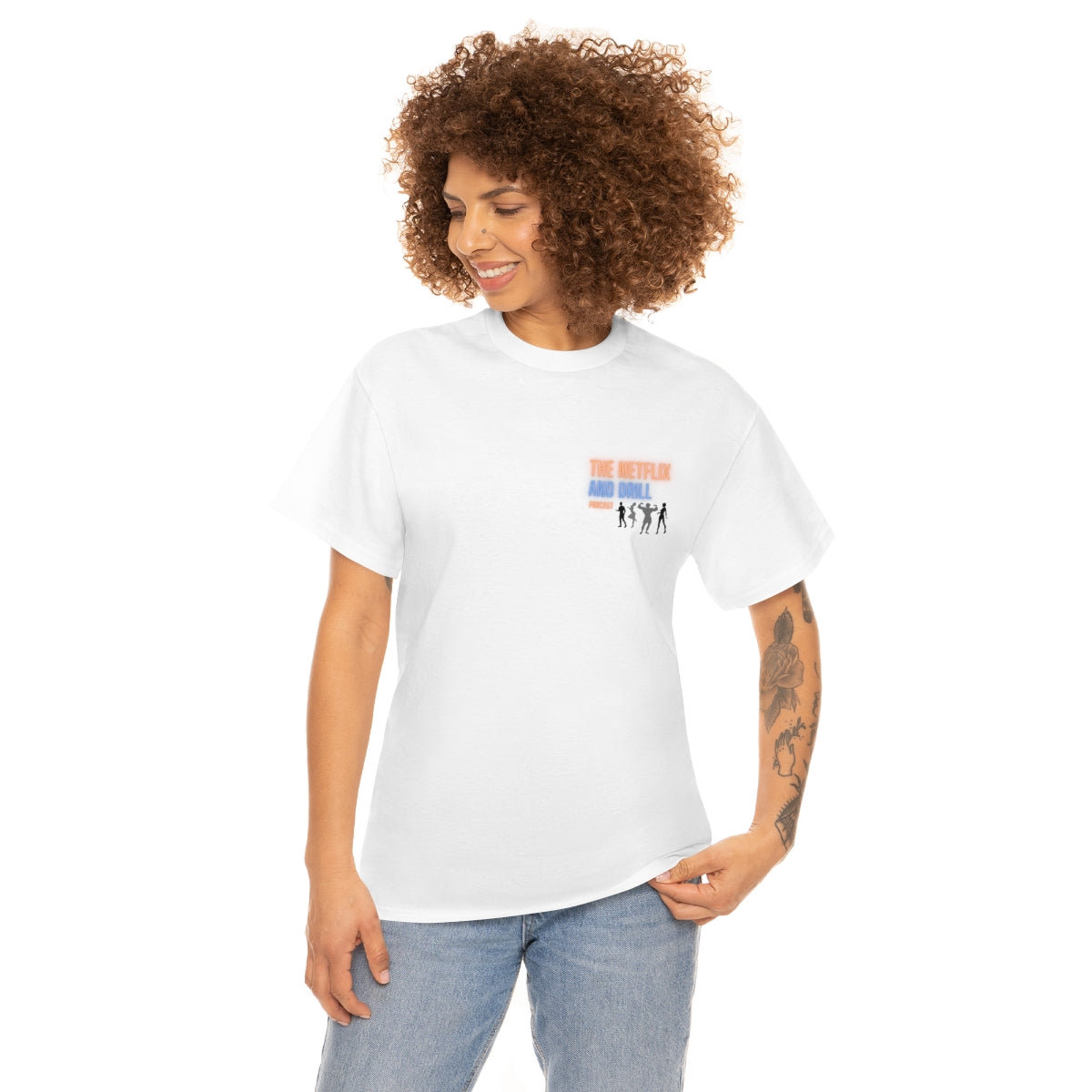 NETFLIX AND DRILL GILDAN "sandwich maker"  HEAVY COTTON T-SHIRT