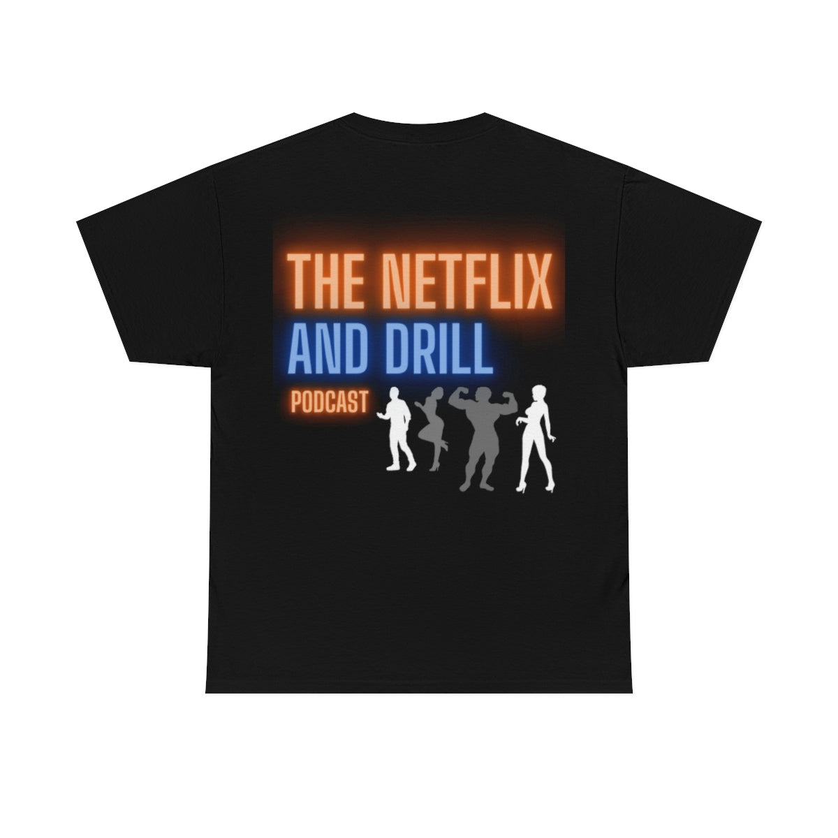 GILDAN NETFLIX AND DRILL HEAVY COTTON T-SHIRT