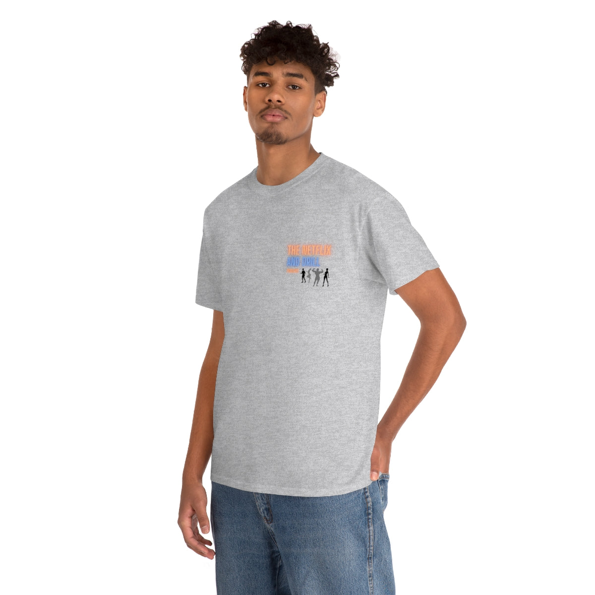 GILDAN NETFLIX AND DRILL HEAVY COTTON T-SHIRT