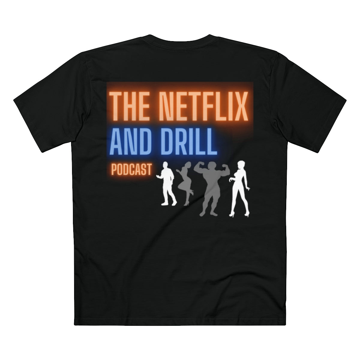 NETFLIX AND DRILL AS COLOUR Men's premium Tee