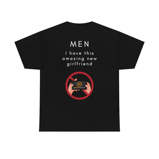 NETFLIX AND DRILL GILDAN "girlfriend" HEAVY COTTON T-SHIRT