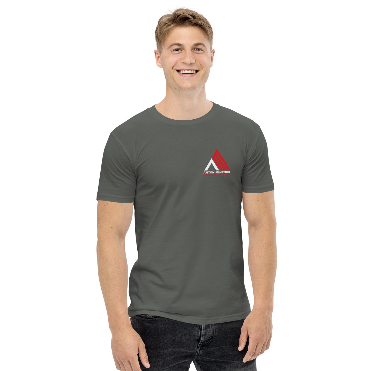 AMBJJ FLYING GORILLA AS COLOUR premium T-SHIRT