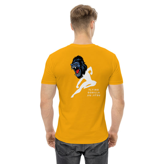 AMBJJ FLYING GORILLA AS COLOUR premium T-SHIRT